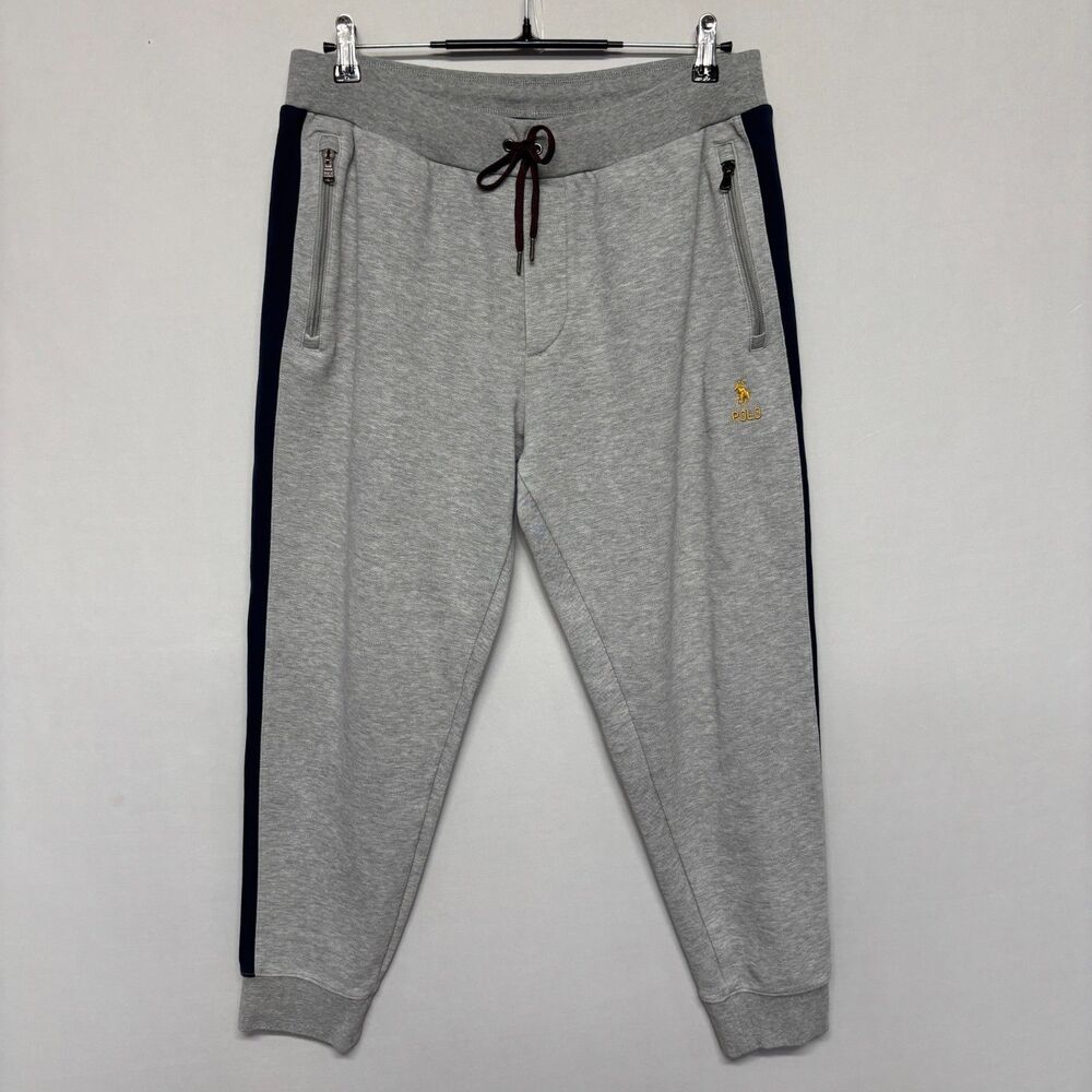 Polo Ralph Lauren Men Double Knit Jogger Pants Sweatpants Size Large C135 -7
